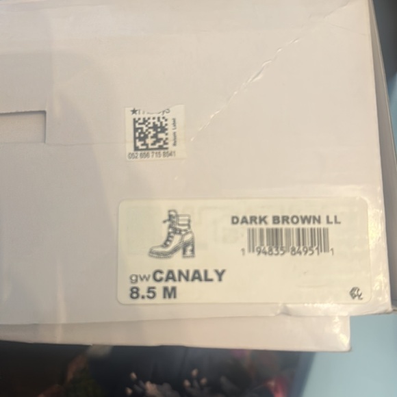 Guess Brown Combat Boots size 8.5 - Picture 4 of 4